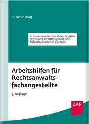 Arbeitshilfen f&uuml;r Rechtsanwaltsfachangestellte