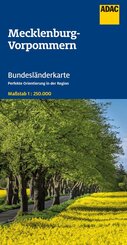 ADAC Bundesl&auml;nderkarte Deutschland 02 Mecklenburg-Vorpommern 1:250.000