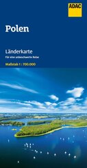 ADAC L&auml;nderkarte Polen 1:700.000