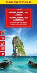 MARCO POLO Reisekarte Thailand, Vietnam 1:1,9 Mio.