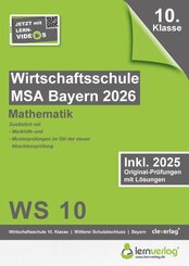 Original-Pr&uuml;fungen Wirtschaftsschulabschluss Bayern 2026 Mathematik