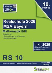 Original-Pr&uuml;fungen Realschulabschluss Bayern 2026 Mathematik II/III