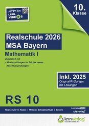 Original-Pr&uuml;fungen Realschulabschluss Bayern 2026 Mathematik I