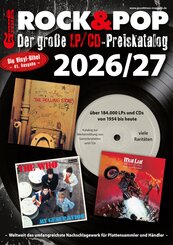 Der gro&szlig;e Rock & Pop LP/CD Preiskatalog 2026/27
