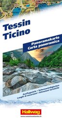 Hallwag Panoramakarte Tessin