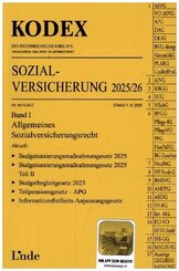 KODEX Sozialversicherung 2025/26, Band I