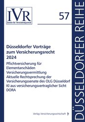 D&uuml;sseldorfer Vortr&auml;ge zum Versicherungsrecht 2024