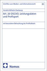 Art. 20 DSGVO, Leistungsdaten und Profisport