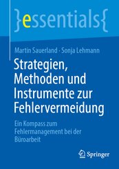 Strategien, Methoden und Instrumente zur Fehlervermeidung