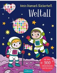 Mein Diamant-Stickerheft - Weltall