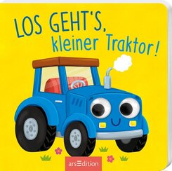 Los geht's, kleiner Traktor!