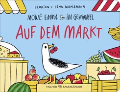 M&ouml;we Emma im Gewimmel: Auf dem Markt