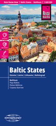 Reise Know-How Landkarte Baltikum | Baltic States (1:600.000): Estland, Lettland, Litauen und Region Kaliningrad