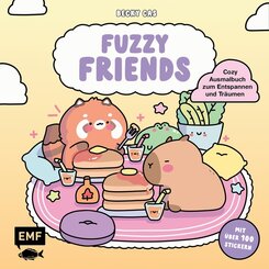 Fuzzy Friends - Cozy Ausmalbuch zum Entspannen und Tr&auml;umen