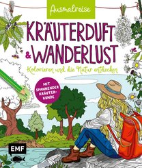 Ausmalreise Kr&auml;uterduft und Wanderlust