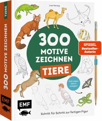 300 Motive zeichnen -&nbsp;Tiere