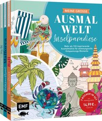 Meine gro&szlig;e Ausmalwelt - Inselparadiese