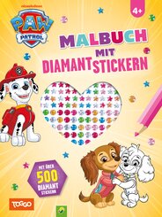 PAW Patrol Malbuch mit Diamantstickern