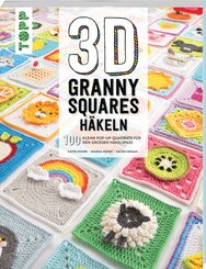 3D Granny Squares h&auml;keln
