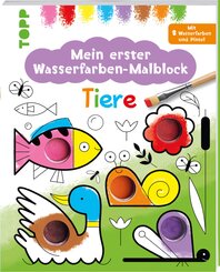 Mein erster Wasserfarben-Malblock - Tiere