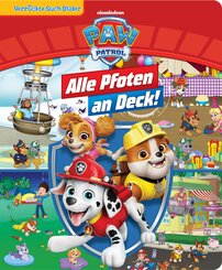 PAW Patrol - Alle Pfoten an Deck! - Verr&uuml;ckte Such-Bilder, gro&szlig; - Wimmelbuch - Pappbilderbuch mit wattiertem Umschlag