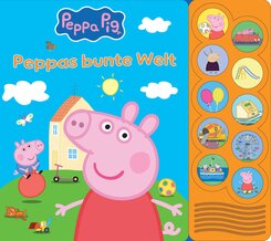 Peppa Pig - Peppas bunte Welt - Interaktives Pappbilderbuch mit 10 lustigen Ger&auml;uschen f&uuml;r Kinder ab 18 Monaten - Peppa Wutz