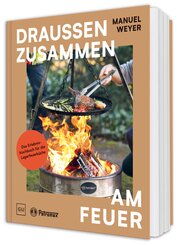 Petromax - Drau&szlig;en zusammen am Feuer