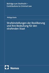 Strafeinstellungen der Bev&ouml;lkerung und ihre Bedeutung f&uuml;r den strafenden Staat