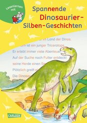 LESEMAUS zum Lesenlernen Sammelb&auml;nde: Spannende Dinosaurier-Silben-Geschichten