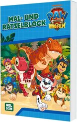 PAW Patrol Kindergartenheft: PAW Patrol - Der Dinofilm: Mal- und R&auml;tselblock