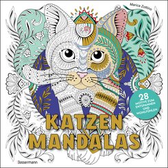 Katzen-Mandalas - 28 Motive zum Entspannen und Wohlf&uuml;hlen