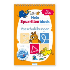TR&Ouml;TSCH - Die Maus Mein Spurrillenblock Vorschul&uuml;bungen &Uuml;bungsbuch
