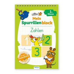 TR&Ouml;TSCH - Die Maus Mein Spurrillenblock Zahlen &Uuml;bungsbuch