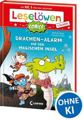 Lesel&ouml;wen Comics 1. Klasse - Drachen-Alarm auf der magischen Insel