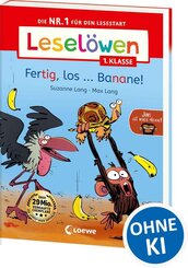 Lesel&ouml;wen 1. Klasse - Jim ist mies drauf - Fertig, los...Banane!