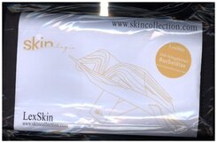 LexSKIN Einband in Gr. L (z.B. Sartorius) in Dunkelgrau mit ausklappbarer Buchst&uuml;tze