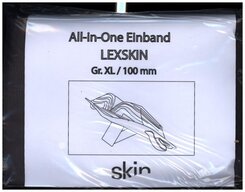 LexSKIN Einband in Gr. XL (Habersack) in Dunkel-Grau mit ausklappbarer Buchst&uuml;tze