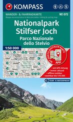 KOMPASS Wanderkarte 072 Nationalpark Stilfser Joch / Parco Nazionale dello Stelvio 1:50.000
