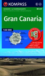 KOMPASS Wanderkarte 237 Gran Canaria 1:50.000