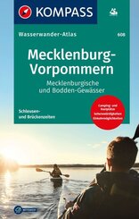 KOMPASS Wasserwanderatlas Mecklenburg-Vorpommern, Mecklenburgische und Bodden-Gew&auml;sser