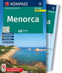 KOMPASS Wanderf&uuml;hrer Menorca, 45 Touren mit Extra-Tourenkarte