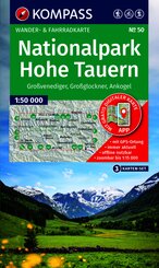 KOMPASS Wanderkarten-Set 50 Nationalpark Hohe Tauern, Gro&szlig;venediger, Gro&szlig;glockner, Ankogel (3 Karten) 1:50.000
