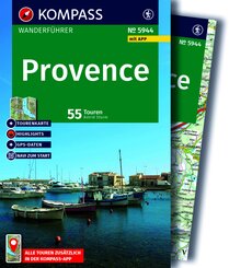 KOMPASS Wanderf&uuml;hrer Provence, 55 Touren mit Extra-Tourenkarte