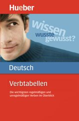 Verbtabellen Deutsch als Fremdsprache