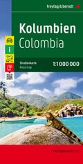 Freytag & Berndt Autokarte Kolumbien; Colombia