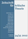 Zeitschrift für kritische Theorie: Zeitschrift für kritische Theorie - H.34/35