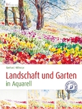 Landschaft und Garten in Aquarell