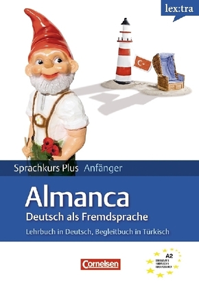 lex:tra Sprachkurs Plus Anfänger Deutsch als Fremdsprache, Lehrbuch, Begleitbuch Ausgangssprache Türkisch, 2 Audio-CDs u