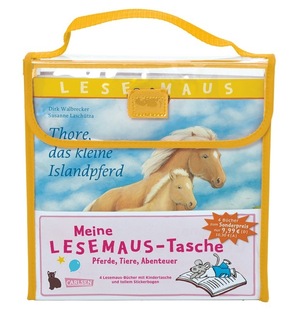 Meine Lesemaus-Tasche - Pferde, Tiere, Abenteuer (4 Bücher + Tasche)