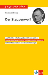 Klett Lektürehilfen Hermann Hesse, Der Steppenwolf